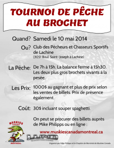 Tournoi Brochet 2014